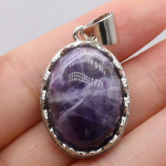 Looduslikust kivist ripats ovaalne roosa kvarts amet&uuml;st opaal malahhiit lapis lazuli ahhaat roheline aventuriini v&otilde;lusid ehete valmistamiseks DIY kaelakee tarvikud 20x30mm