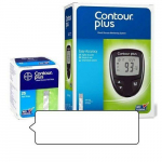 Contour Plus veresuhkru j&auml;lgimiss&uuml;steem Contour Plus Strip 25S tasuta