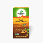 ORGANIC INDIA Tulsi ingveri kurkum &ndash; 25 teepakikest TASUTA TRANSPORT