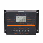 40A PWM p&auml;ikesepatarei laadimiskontroller 12V/24V isekohanduv LCD p&auml;ikesepaneeli aku laadimise t&uuml;hjenemine 40A must