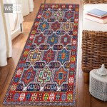 Retro P&auml;rsia prindiga vaip magamistoale etnilises stiilis k&ouml;&ouml;gimatt libisemiskindel Boho vaip Runenr esiku matt elutoa vaip Maroko 40x60cm