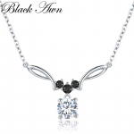 BLACK AWN Klassikaline h&otilde;bedane ripats kaelakeed naiste pulmaehted