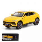 1:24 Lamborghini Urus automudel, Diecast Pull Back Car M&auml;nguauto , Uksed lahti, Valgus ja heli, Poiste M&auml;nguasjad Lapsed T&auml;iskasvanutele Kingitused 1:24-Size:21.5*8.7*6.2cm