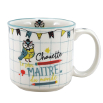 Les Tr&eacute;sors De Lily [R6758] &ndash; portselanist t&auml;mbriga kruus  Ma&icirc;tre  (maailma lahedaim meister) - 86x84mm (30 cl) sinine