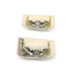 ESP907 2 tk k&uuml;ljeukse tiivapeegli indikaatorlamp valge objektiiv R+L 71748253, 71748252 Fiat Peugeot Citroen MK3 jaoks