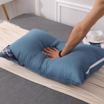 Valge p&otilde;rkatav padi &uuml;hev&auml;rviline pehme mugav magamistuba voodi unepadi 5 t&auml;rni hotelli kodu &uuml;hele t&auml;iskasvanule m&otilde;eldud padi 1PCS Low pillow sinine