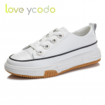 K&auml;sitsi valmistatud naturaalsest nahast madala otsaga moodsad vabaajajalatsid naistele ja t&uuml;drukutele kevad- ja s&uuml;gishooajal 43 valge