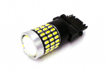 2 tk LED pirn 3156, P27W 12-24V CANBUS 2100lm valge objektiiviga