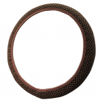 Universaalne 38 cm auto rooliratta kate elastne j&auml;&auml;siid Summer Cool libisemisvastased autotarvikud One Size pruun