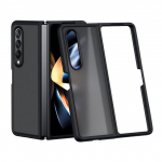 Samsung Z Fold 4 Case Nahas&otilde;bralik &uuml;li&otilde;huke kokkupandav &uuml;mbris Galaxy Z Fold 4 Fold4 p&otilde;rutuskindel l&auml;bipaistev pehme tagakaas Z Fold 4 lilla