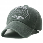 Tikand Pestud puuvillane m&uuml;ts Meeste naiste Gorras Snapback m&uuml;tsid Pesapallim&uuml;tsid P&auml;ikesekaitse Kaskett isam&uuml;ts &otilde;ues m&uuml;ts 56-61cm(Adjustable) roheline