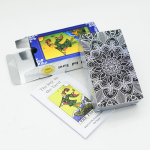 Kuldfoolium Tarot Tarot lauam&auml;ng PVC veekindel kulumiskindel uus kaardim&auml;ng mitme m&auml;ngijaga peom&auml;ng 12*7cm