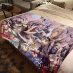 Monster Hunter m&auml;ngu viskamine tekk p&auml;evatekk voodi ruuduline vaip voodikatted diivan tekk pleed tekk termilised laste tekid 75x90cm