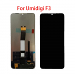 LCD-ekraan Umidigi F3 jaoks LCD-ekraan Puuteekraan Digitizer T&auml;ielik komplekt Asendus must