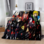 Naruto tekk Kvaliteetne flanellist soe pehme pl&uuml;&uuml;s diivanvoodi tekk sobib konditsioneeriga tekk p&auml;evatekk 180x230cm