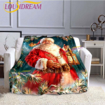 H&auml;id j&otilde;ule J&otilde;uluvana seeria Palus flanell tekk voodi tekk tekk uusaasta laste ja t&auml;iskasvanute voodipesu 150x200cm