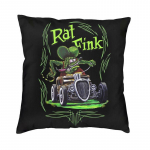 Moodne Rat Fink triibuline padjakate pol&uuml;ester Koomiks multifilmi padjap&uuml;&uuml;r Magamistoa 3D-printimine Kohandatud dekoratsiooniga padjap&uuml;&uuml;r 30x30cm 12x12in