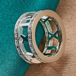 925 h&otilde;bedane hammasratas 7 8 9 10 s&otilde;rmus naistele, meeste moev&otilde;lu ehted 7