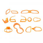 ABS-auto rooli esitulede l&uuml;liti dekoratiivr&otilde;ngas, &otilde;huava &otilde;huava katte kleebised Jeep Renegade 2017-2020 auto v&auml;listarvikutele Orange