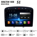 9-tolline Android Carplay Peugeot 408 jaoks Peugeot 308 308SW jaoks 2010-2016 Autoraadio Multimeedia Videopleier GPS Navigatsioon WIFI 2+32GB 1+16GB
