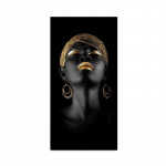 Aafrika k&auml;ed hoiavad Kuldseid ehteid, l&otilde;uendiplakatit Prindi Moodne seinakunstipildid elutoa kodukaunistuseks Cuadros 20x40cm No Frame