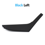Must auto siseuks vasak parem t&otilde;mbek&auml;epideme katte trimm Volkswagen VW Golf 6 GTI MK6 2009 2010 2011 2012 2013 jaoks Black Left black