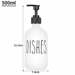 K&auml;siseebi ja n&otilde;udeseebi dosaator koos pumbaseebi pudeliga taluk&ouml;&ouml;gi leti vannitoa sisekujunduse korraldamiseks 500 ml style 3
