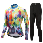 Jalgratta kampsunid Jalgrattar&otilde;ivaste komplekt Meeste/naiste pikkade varrukatega rattariiete &uuml;likond S