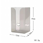 1 tk. Seinale kinnitatav perforatsioonivaba kodumasinate n&auml;or&auml;tikute hoiukarp WC-paberi v&auml;ljat&otilde;mbamise k&ouml;&ouml;gikarp valge