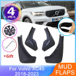 4 tk poritiivad Volvo XC40 2018 2022 2023 jaoks eesmise tagumise poritiiva rattakaitse porilappide pritsmekaitsed