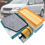 &Otilde;likabiini &otilde;ietolmu &otilde;hufiltri hoolduskomplekt VW Touran 2010 2009 2008 2007 2006 2005 2004 2003 1896ccm 1968ccm 2.0 TDI