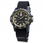 Luminox nahkselga merikilpkonn XS.0333 kvartsist meeste k&auml;ekell must