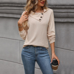 Naiste &uuml;hev&auml;rviline dressipluus ebakorrap&auml;rase rev&auml;&auml;riga S aprikoosi