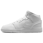 Air Jordan 1 Mid GS Triple White 2023 Laste tossud 554725-136 36
