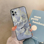 Ginkgo Leaf Gold Fol Art telefoni&uuml;mbris iPhone'ile Samsung Galaxy Redmi Xiaomi Oppo OnePlus Note SA 7 8 9 10 11 12 13 14 20 21 22 23 53 54 Pro Max Ultra iPhone 6 or 6S