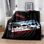 UK Judas Priest B&auml;nditekk, rock and rolli f&auml;nnidele, elutuppa ja magamistuppa, diivanile, voodisse, autosse, pehme ja hubane tekk 76x102cm(30x40in)