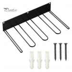 Seinale kinnitatav saapariiuli kahlahoidja hoiuriide k&otilde;rgetele saabastele Kauboisaapad T&ouml;&ouml;saapad Tugev metallist rippuv saapahoidik sissep&auml;&auml;su garaaži jaoks 1pc must