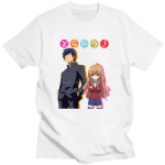Jaapan Anime Toradora Prindiga Unisex T-s&auml;rk Suvine l&uuml;hikeste varrukatega Riided Unisex Mood Vaba vabaaja T&auml;navar&otilde;ivad Harajuku T-s&auml;rk L