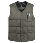 Meeste veekindel talvine valge vest, V-kaelusega vest, varrukateta jakk XXXL gray