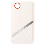 Praktiline multifunktsionaalne t&ouml;&ouml;j&otilde;udu s&auml;&auml;stev kulumiskindel kartuli-kurgi-porgandipurustaja, restorani vidina-kartulil&otilde;ikur valge