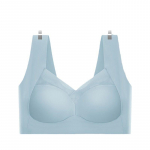 Suures suuruses sportrinnahoidjad Bralette Seksikas seljatugedeta Push Up &otilde;mblusteta rinnahoidja rinnahoidja vest kogub kokku p&otilde;rutuskindla juhtmevaba &uuml;laosa juhtmeta rinnahoidja ilma raamita L beež