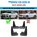 Auto porilappide porilapp BMW X6 G06 M-Sport Fender porikaitseklapi pritsmeklapid porikaitsete tarvikud 2020-2021