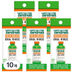 Thera Breath Mild Mint Gargle Portable Mouthwash 6p, 72ml, 10 pcs.