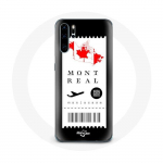 Coque pour Huawei P30 pro Billet d'avion Montr&eacute;al Canada