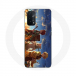 Coque pour Oppo A74 Tanjiro Inosuke et Zenitsu Demon Slayer Kimetsu no Yaiba Anime Manga