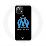 Musta taustaga &uuml;mbris Xiaomi Mi 11 Lite Marseille Olympic logo jaoks