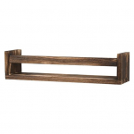 Seinahoidik Punch-free Suurep&auml;rane kandev&otilde;ime libisemisvastane paks puidust beebiraamaturiiul K&ouml;&ouml;k maitseainete hoiustamishoidik Mitmesuguste asjade organiseerija vana puu v&auml;rv