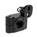 Universaalne mootorratta LED-klambrite osad 29 mm 88 mm kaitseraua modifitseeritud k&auml;snklambriga LED-tule kronsteini kinnituskomplekt t&ouml;&ouml;tulede jaoks B black