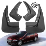 4pcs Molded Car Mudguards fender Front Rear Mud Flaps For Jaguar XF XFL 2009-2016 Mudflaps Splash Guards gray