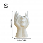 Creative Body Art Vaas Keraamiline H&uuml;dropooniline Vaas Lilleseade Kodukaunistused T&ouml;&ouml;laua kaunistused Aiatarbed S-8.5x8.5x18cm